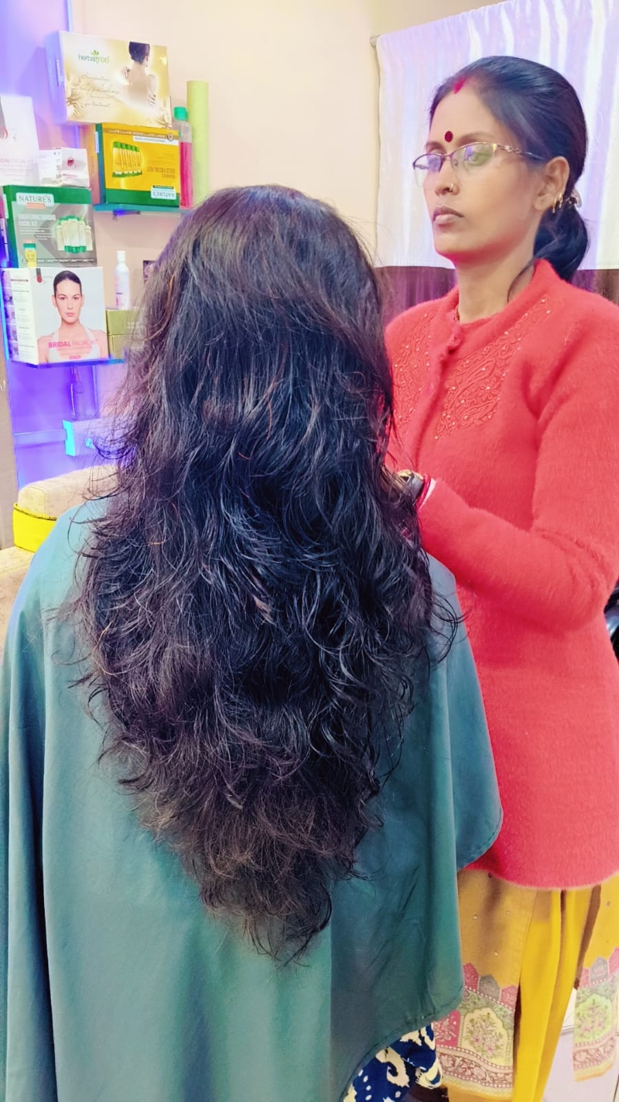 Layered texture before styling
